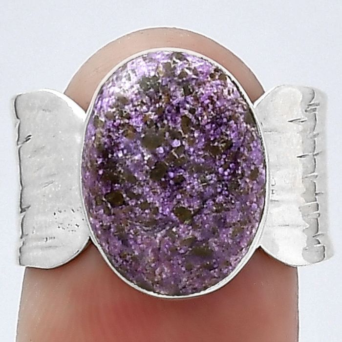 Natural Purpurite - South Africa Ring size-8 SDR154355 R-1450, 10x14 mm