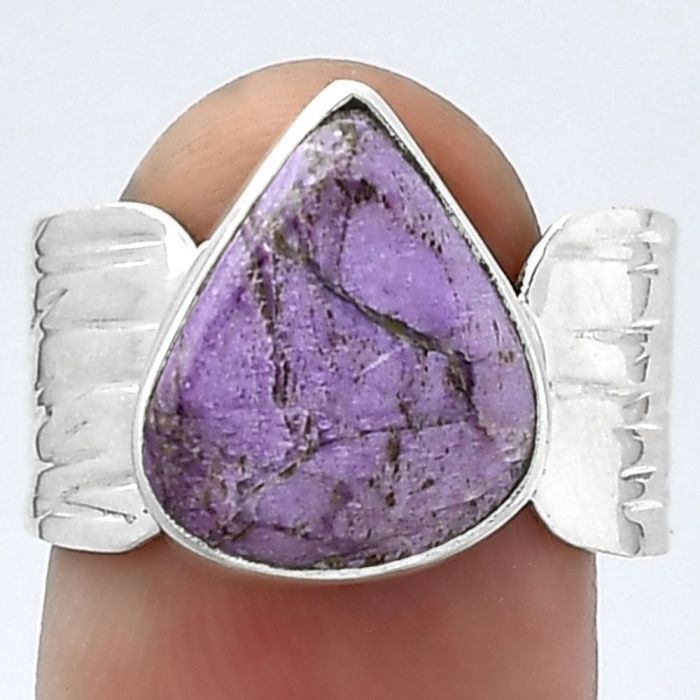 Natural Purpurite - South Africa Ring size-8.5 SDR154359 R-1450, 11x14 mm