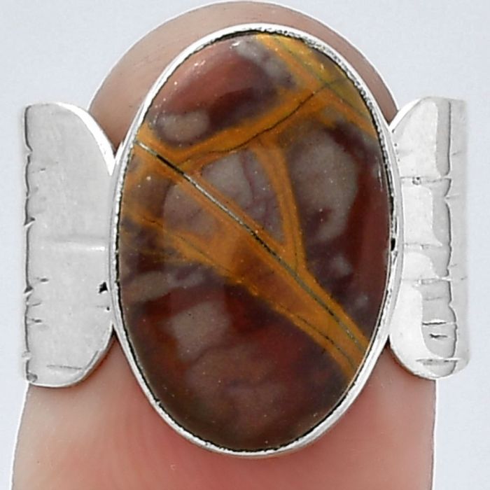 Natural Noreena Jasper Ring size-7 SDR154360 R-1450, 11x16 mm