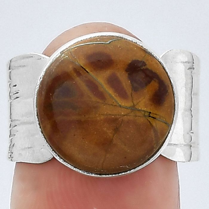 Natural Noreena Jasper Ring size-8 SDR154363 R-1450, 13x13 mm