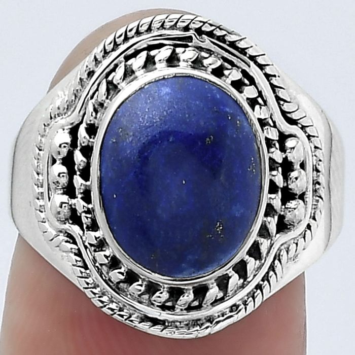 Natural Lapis - Afghanistan Ring size-8 SDR154609 R-1312, 9x11 mm