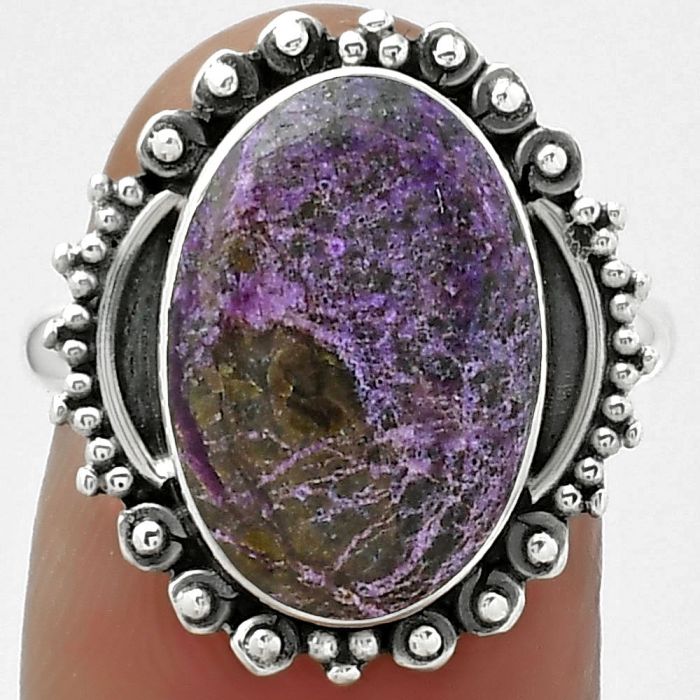 Natural Purpurite - South Africa Ring size-7 SDR154746 R-1124, 11x15 mm