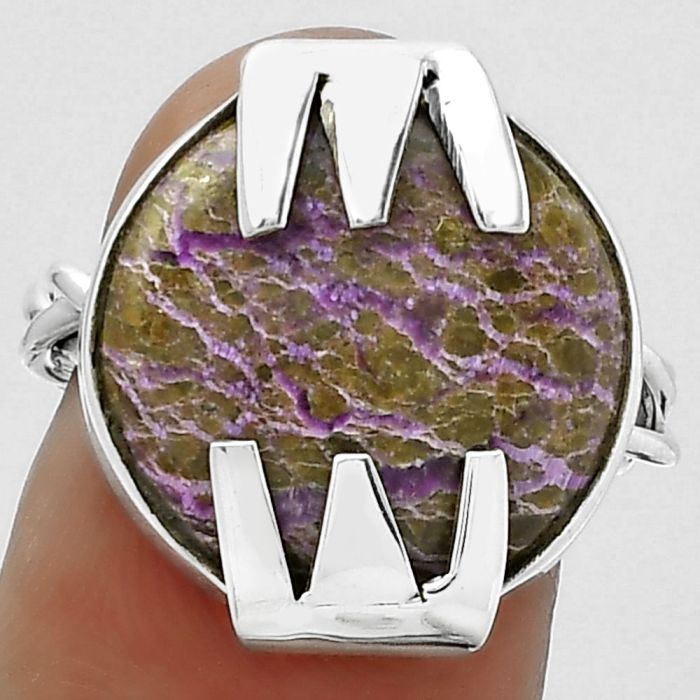 Natural Purpurite - South Africa Ring size-6.5 SDR154763 R-1650, 16x16 mm