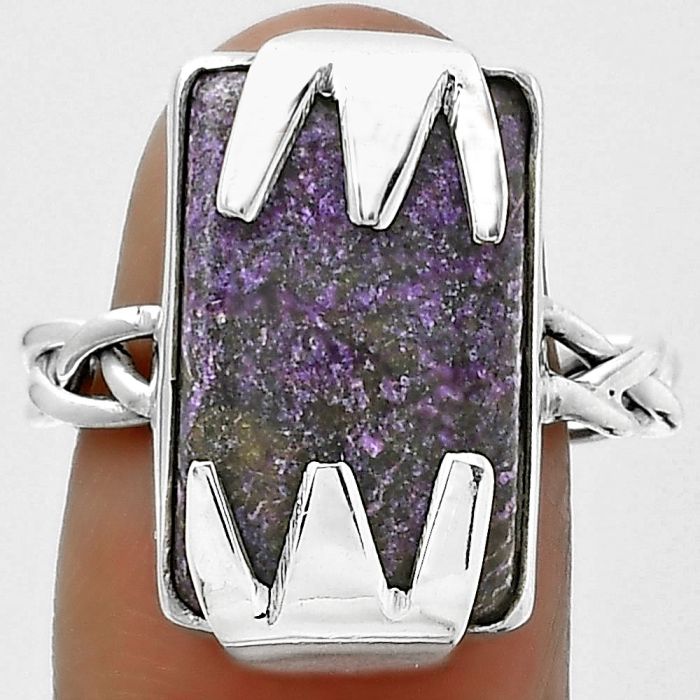 Natural Purpurite - South Africa Ring size-8.5 SDR154774 R-1650, 12x19 mm