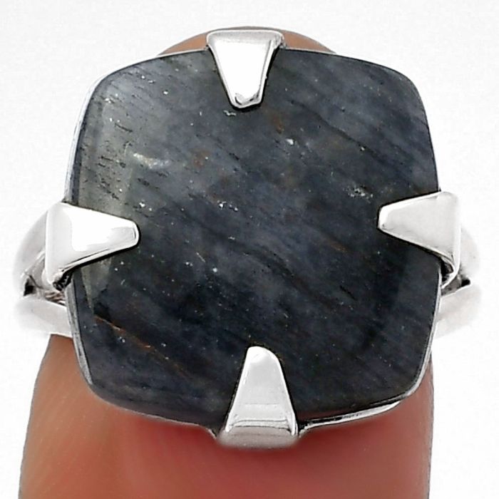 Natural Purple Aventurine Ring size-7.5 SDR157743 R-1305, 16x16 mm