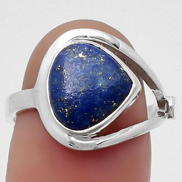 Natural Lapis - Afghanistan Ring size-7 SDR159094 R-1081, 10x10 mm