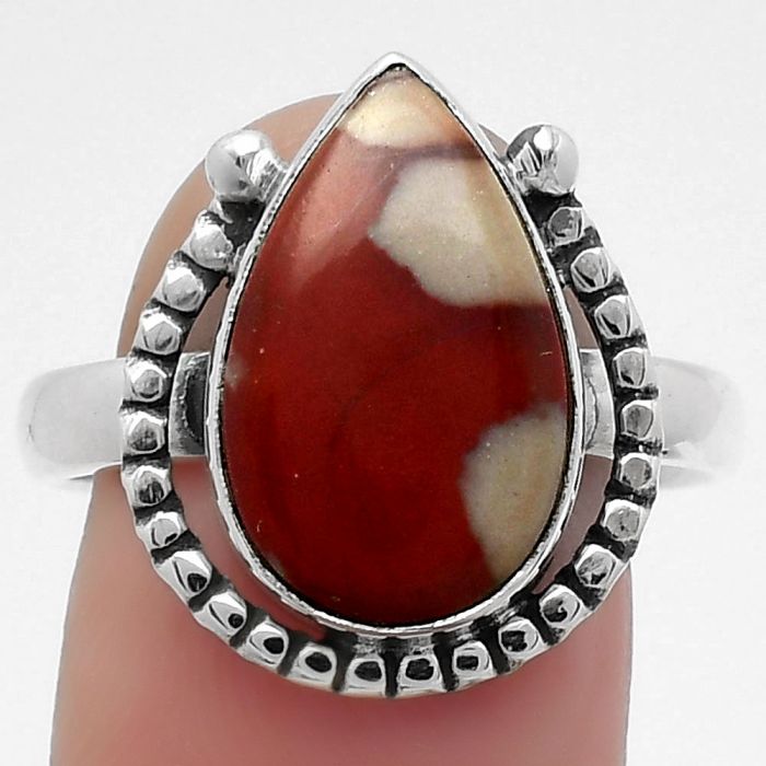 Natural Noreena Jasper Ring size-9.5 SDR159406 R-1518, 10x16 mm