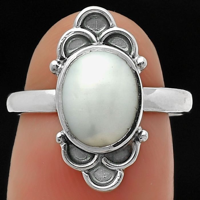 Natural Fresh Water Pearl Ring size-7.5 SDR162072 R-1104, 8x10 mm