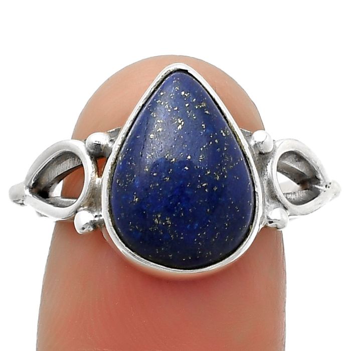 Natural Lapis - Afghanistan Ring size-7 SDR162260 R-1224, 10x14 mm