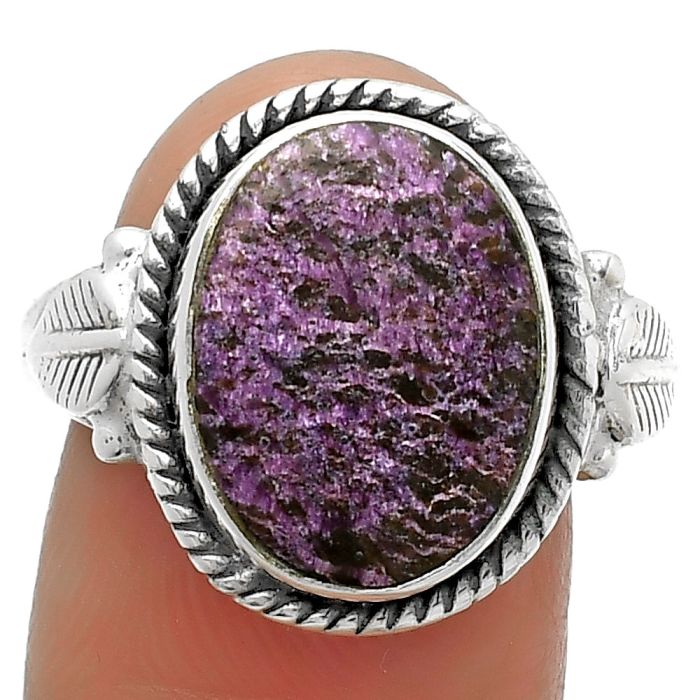 Natural Purpurite - South Africa Ring size-8.5 SDR162314 R-1403, 11x14 mm