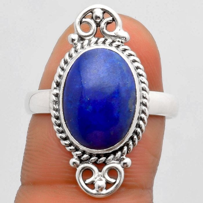 Natural Lapis - Afghanistan Ring size-9.5 SDR163149 R-1500, 10x14 mm