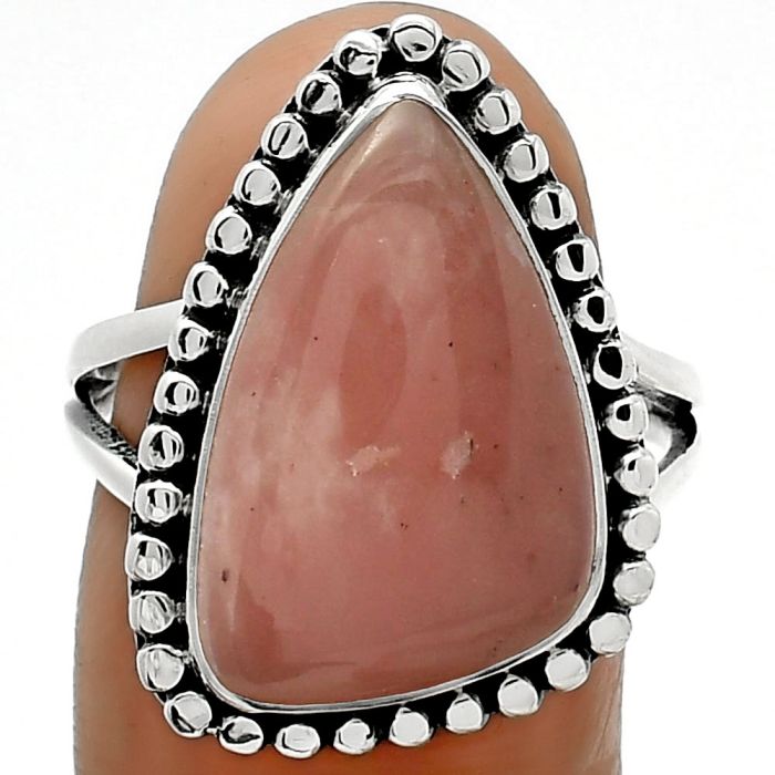 Natural Guava Quartz - Brazil Ring size-8 SDR163455 R-1071, 12x19 mm