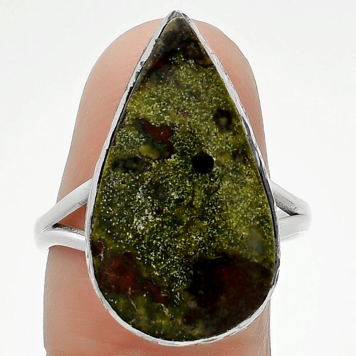 Dragon Blood Stone - South Africa Ring size-9.5 SDR163871 R-1191, 14x24 mm