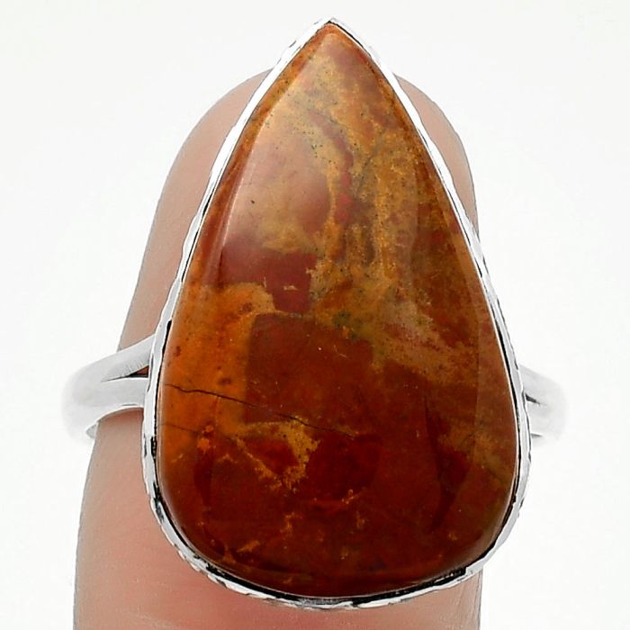 Natural Rare Cady Mountain Agate Ring size-9.5 SDR163894 R-1191, 15x24 mm