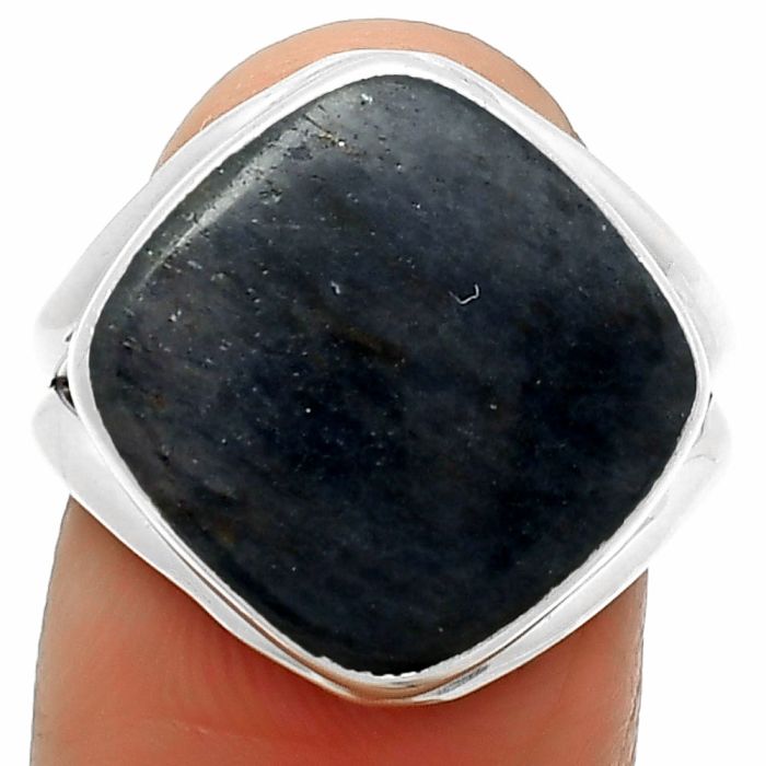 Natural Purple Aventurine Ring size-7.5 SDR165050 R-1002, 14x14 mm