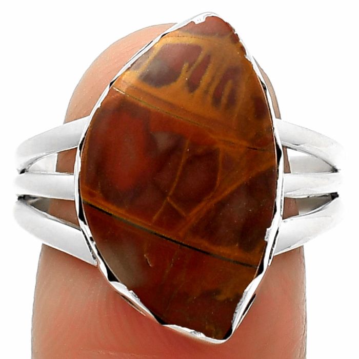 Natural Noreena Jasper Ring size-9 SDR165105 R-1428, 12x19 mm