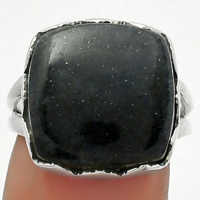 Natural Purple Aventurine Ring size-7 SDR165189 R-1338, 15x15 mm