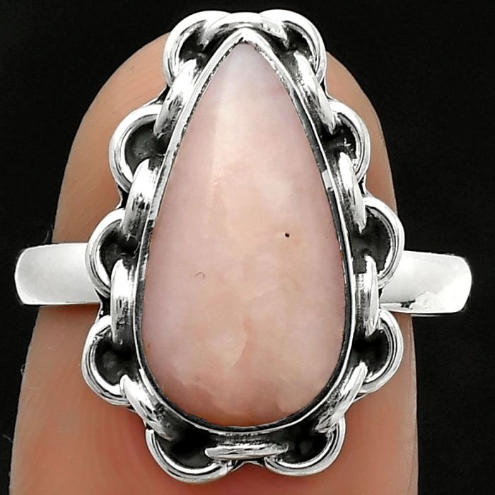 Natural Pink Opal - Australia Ring size-7.5 SDR165676 R-1093, 8x16 mm