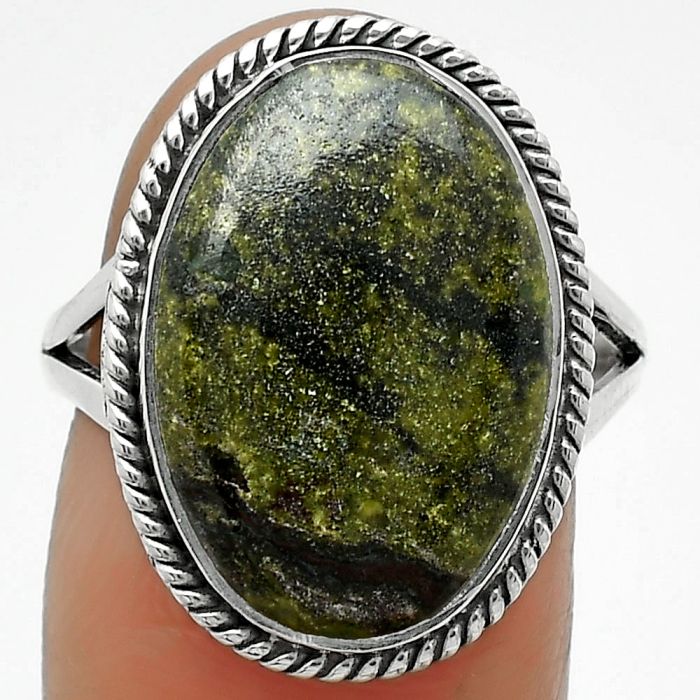 Dragon Blood Stone - South Africa Ring size-8 SDR165731 R-1010, 13x18 mm