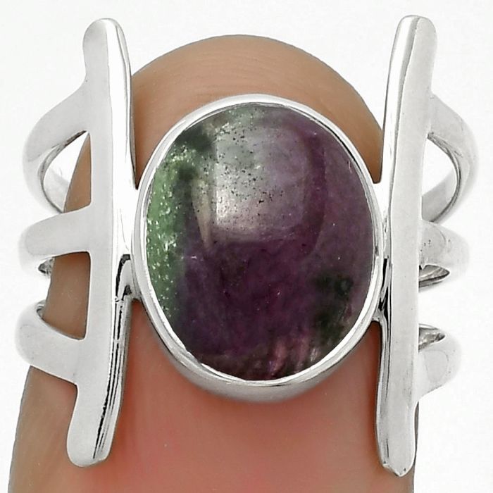 Natural Ruby Zoisite - Africa Ring size-7 SDR167913 R-1544, 9x12 mm