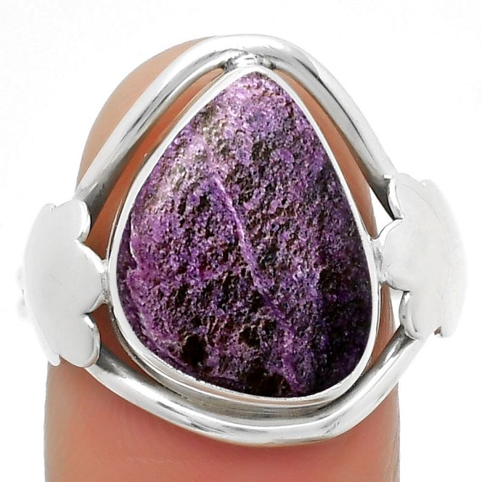 Natural Purpurite - South Africa Ring size-9 SDR168302 R-1497, 12x15 mm