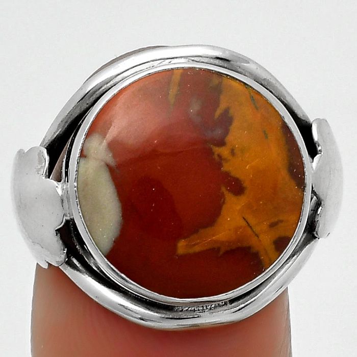 Natural Noreena Jasper Ring size-8.5 SDR168318 R-1497, 15x15 mm