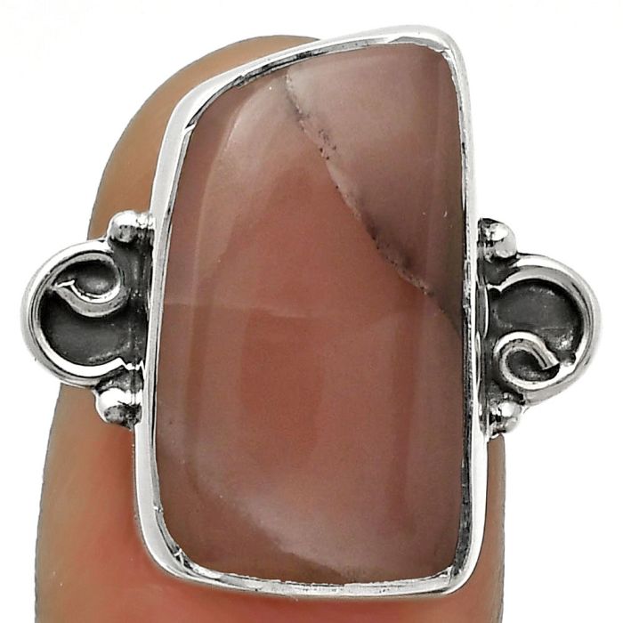 Natural Guava Quartz - Brazil Ring size-7 SDR168694 R-1218, 11x19 mm