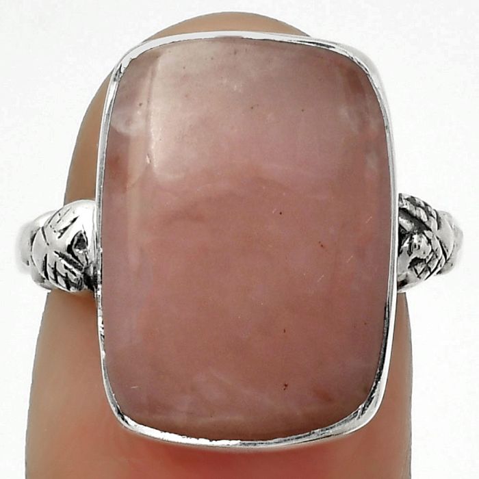 Natural Guava Quartz - Brazil Ring size-8 SDR168752 R-1200, 12x17 mm