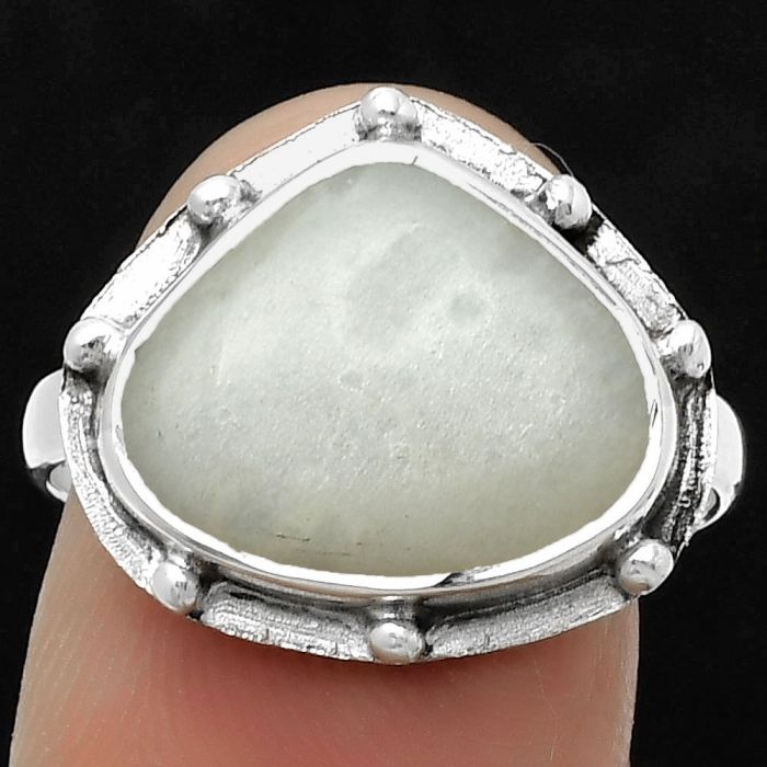 Natural Srilankan Moonstone Ring size-8 SDR169336 R-1202, 12x15 mm