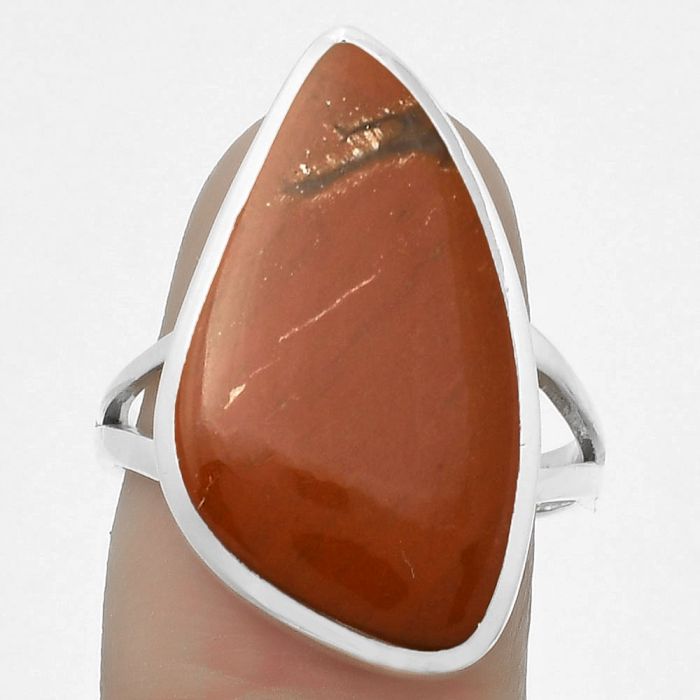 Natural Tabu Jasper Ring size-8.5 SDR169419 R-1005, 13x24 mm