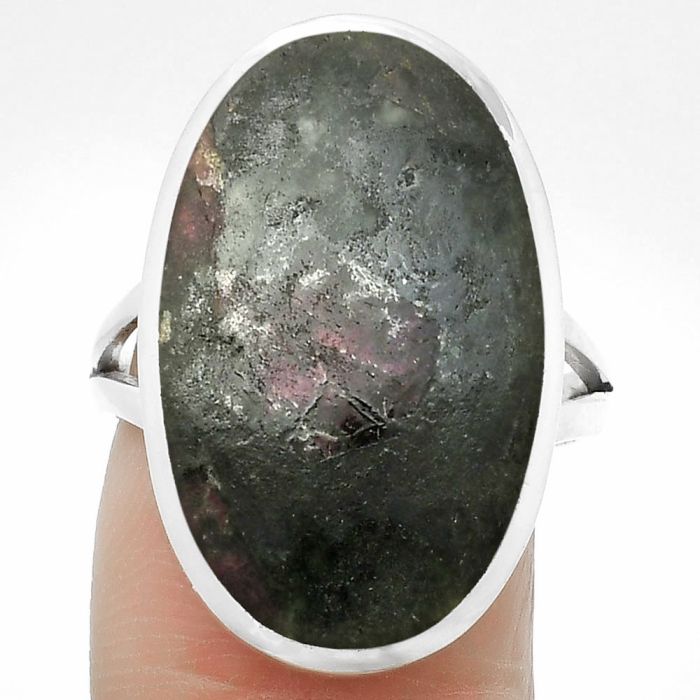 Natural Russian Eudialyte Ring size-8 SDR169459 R-1005, 15x24 mm