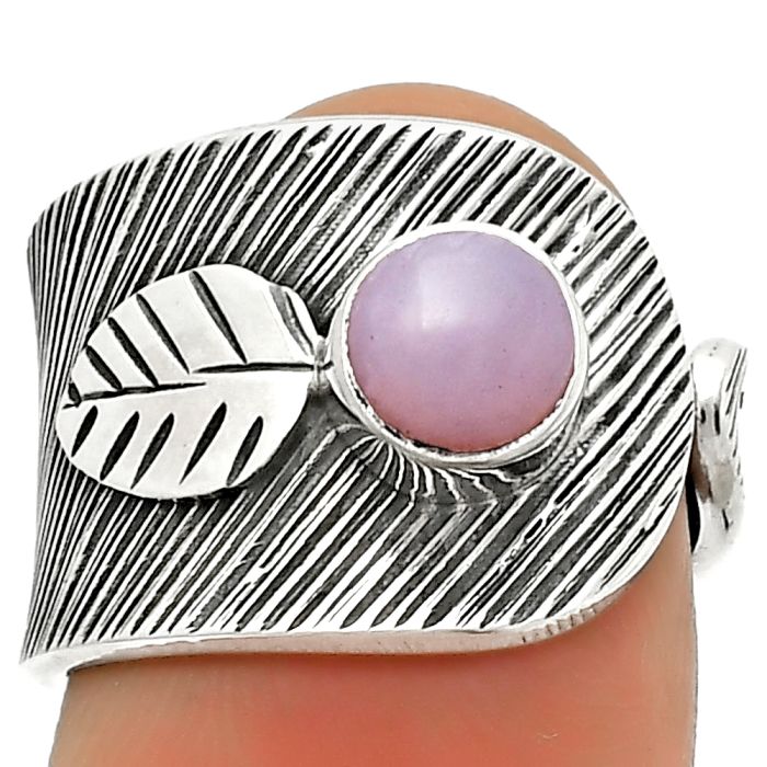 Adjustable - Pink Opal - Australia Ring size-6 SDR170107 R-1319, 6x6 mm