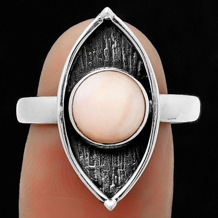 Natural Pink Opal - Australia Ring size-9 SDR170913 R-1628, 8x8 mm