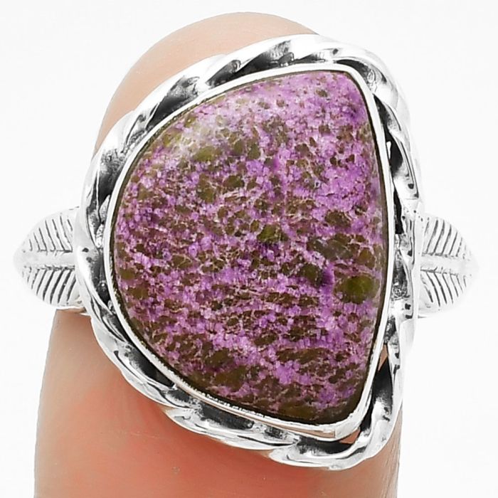 Natural Purpurite - South Africa Ring size-8.5 SDR170929 R-1083, 12x16 mm