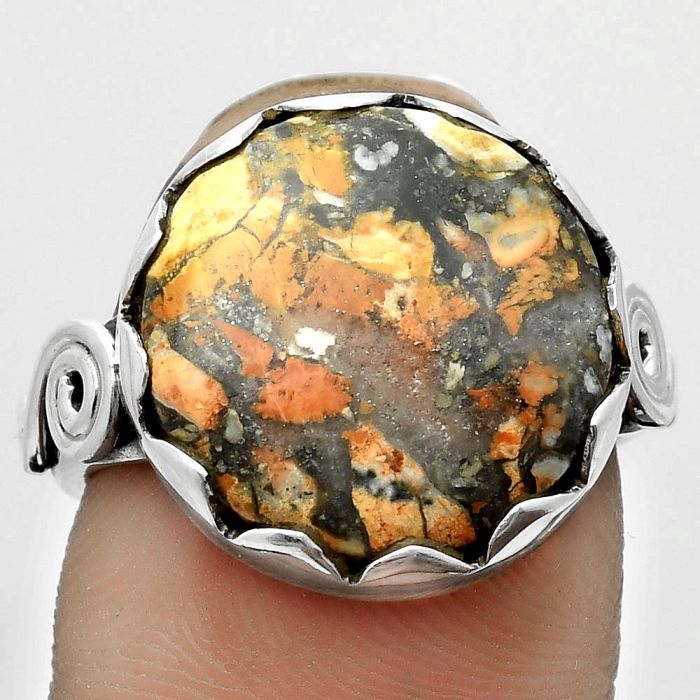 Natural Maligano Jasper - Indonesia Ring size-7.5 SDR171097 R-1315, 16x16 mm