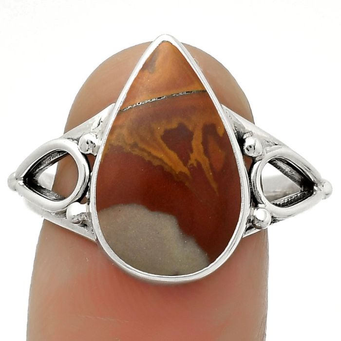 Natural Noreena Jasper Ring size-9 SDR171128 R-1224, 10x17 mm