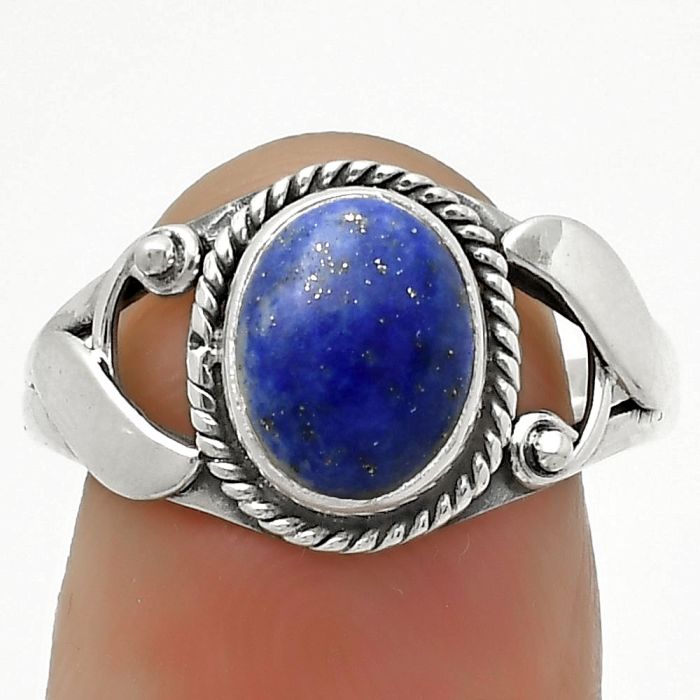 Natural Lapis - Afghanistan Ring size-8 SDR171197 R-1405, 7x9 mm