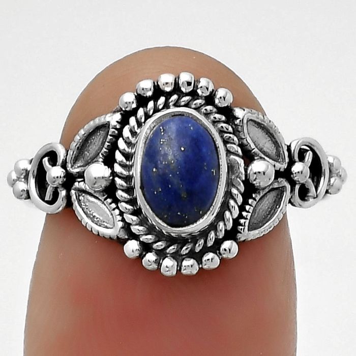 Natural Lapis - Afghanistan Ring size-8 SDR171466 R-1286, 7x5 mm