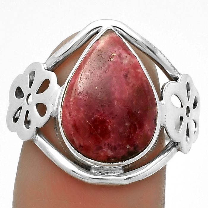 Natural Pink Thulite - Norway Ring size-8 SDR172115 R-1497, 11x15 mm