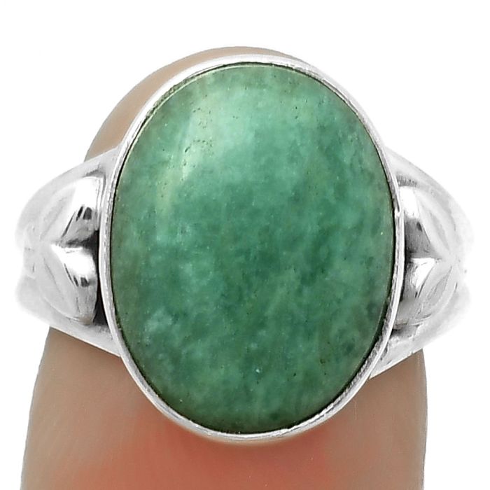 Natural Paraiba Amazonite Ring size-7 SDR172165 R-1261, 12x15 mm