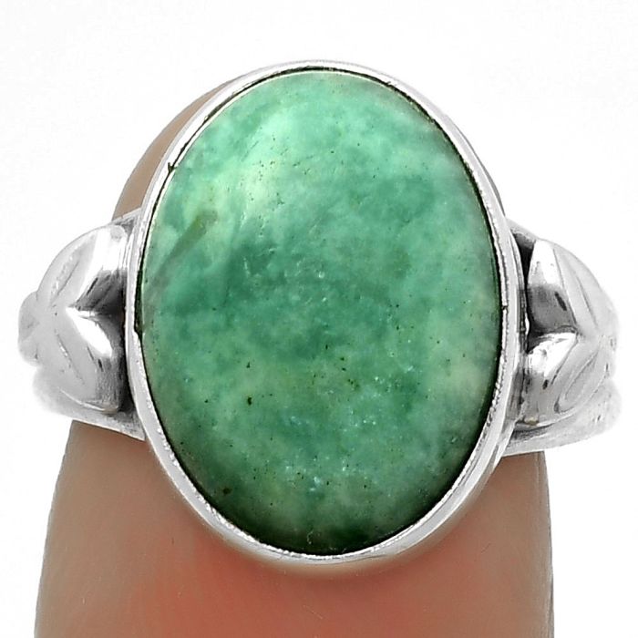 Natural Paraiba Amazonite Ring size-7 SDR172175 R-1261, 12x16 mm