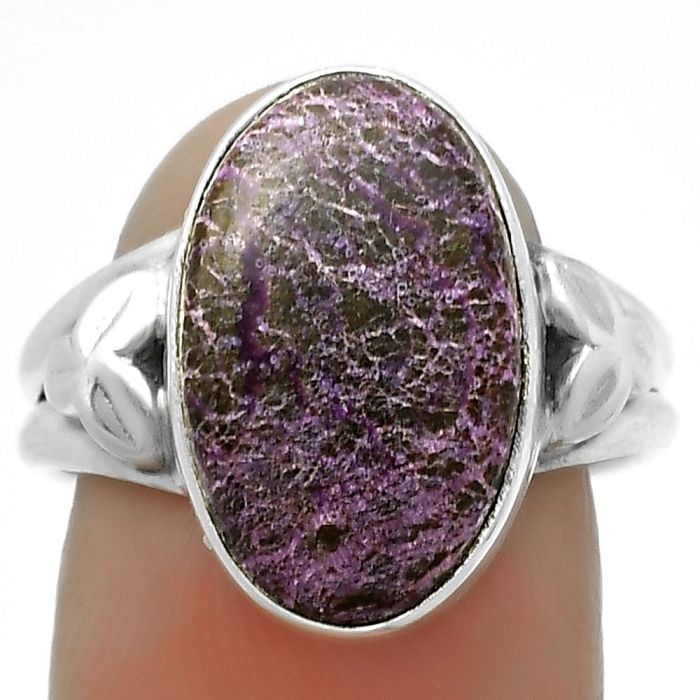 Natural Purpurite - South Africa Ring size-8 SDR172186 R-1261, 10x17 mm