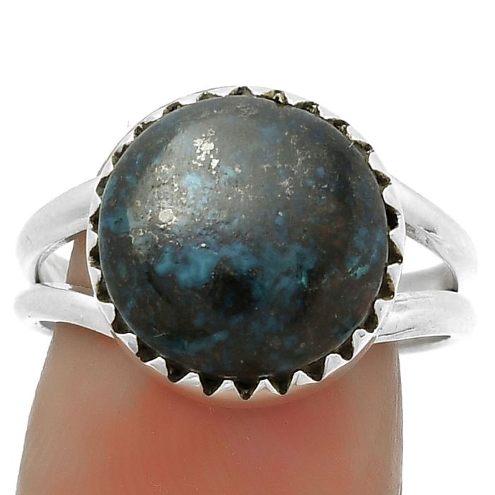 Natural Shattuckite - USA Ring size-8 SDR172364 R-1210, 13x13 mm