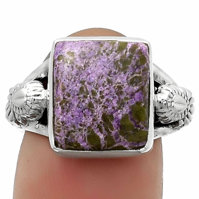 Natural Purpurite - South Africa Ring size-7 SDR172625 R-1261, 11x13 mm