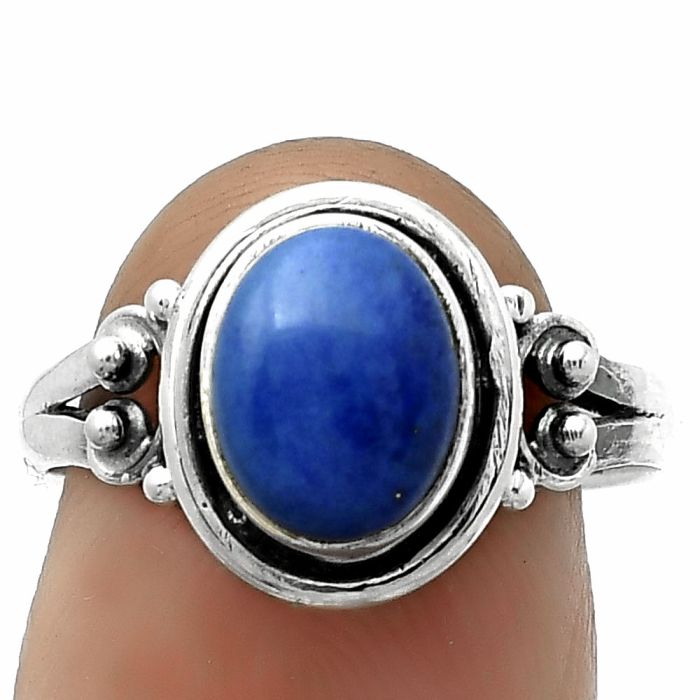 Natural Lapis - Afghanistan Ring size-8 SDR173936 R-1283, 7x9 mm