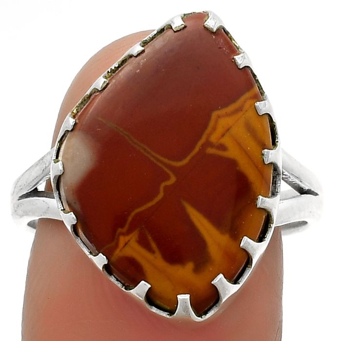 Natural Noreena Jasper Ring size-8.5 SDR174320 R-1210, 14x19 mm