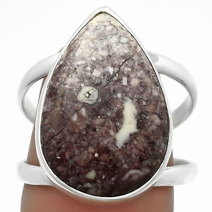 Natural Wild Horse Jasper Ring size-8 SDR174419 R-1002, 14x20 mm