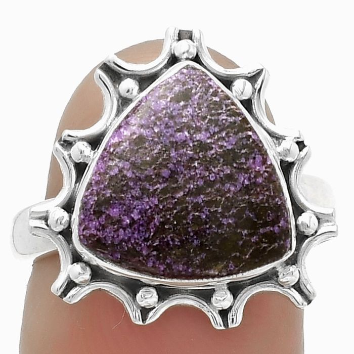 Natural Purpurite - South Africa Ring size-7.5 SDR174696 R-1189, 12x12 mm