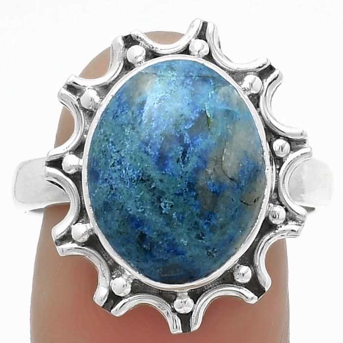 Natural Shattuckite - USA Ring size-9 SDR174699 R-1189, 12x14 mm