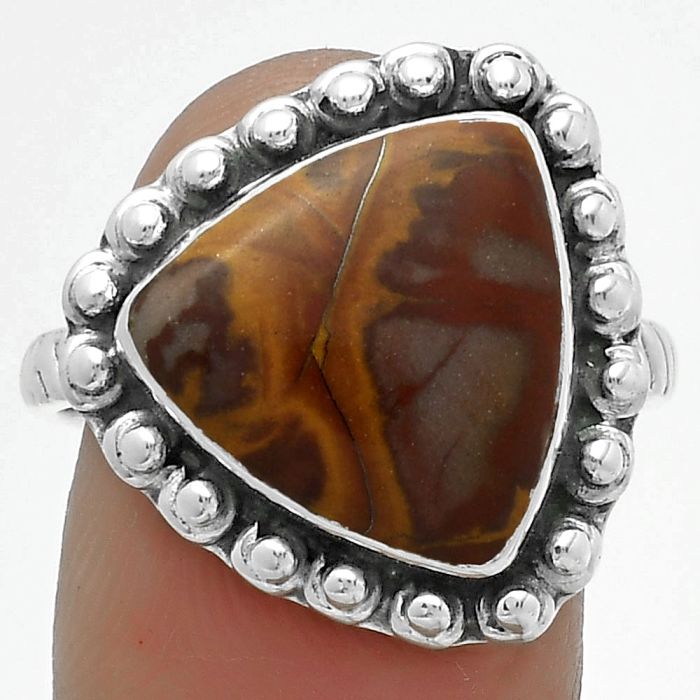 Natural Noreena Jasper Ring size-9 SDR175042 R-1124, 14x14 mm